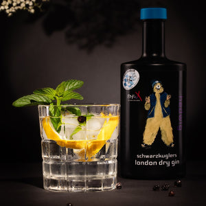 Neuer Schwarzkugler London Dry Gin von Hedwig Spirituosen aus Moosburg an der Isar