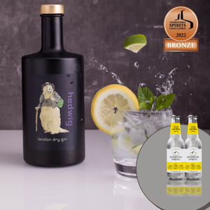 Swiss Mountain Spring Classic Tonic Water im Vorteilspaket mit Hedwig London Dry Gin