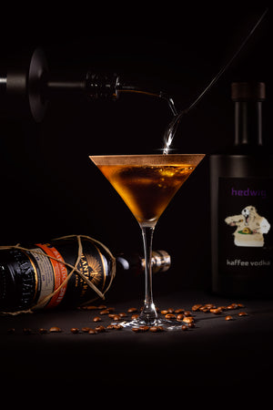 Die Cocktailidee des Jahres. Tripple Espresso Martini mit Kaffee Vodka